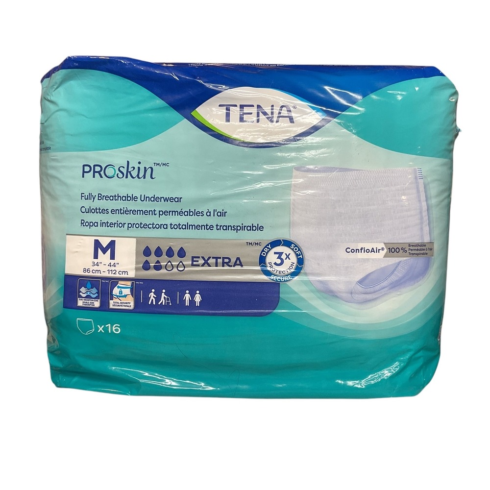 TENA ProSkin Extra Absorbency Underwear‎ Fully Breathable Medium